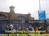 King's Cross Station, 11 July 2005